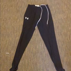 Under armor leggings with draw string
